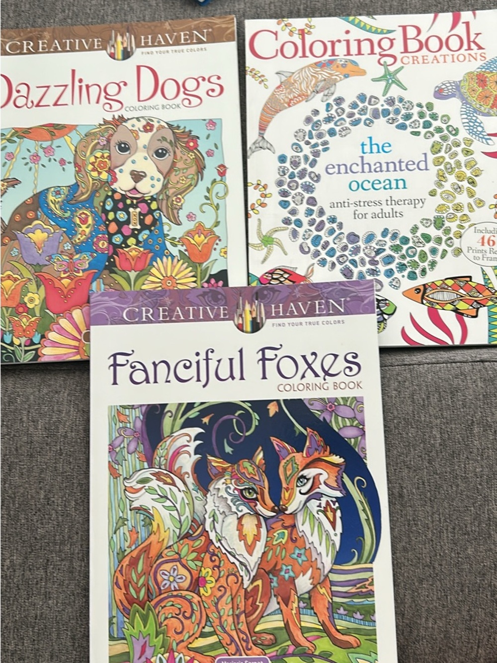 Fanciful Foxes Coloring Book - Multicolor